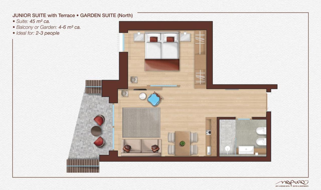 Art & Design Hotel Napura Терлано Екстер'єр фото